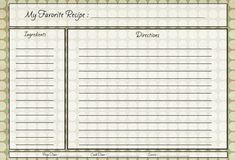 99 best recipe card templates images printable recipe cards free recipe card template