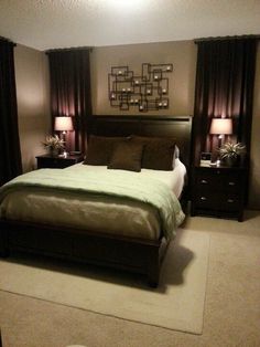 elegant bedroom decor chocolate