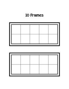 10 frame template
