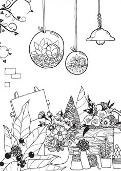 Find This Pin And More On Coloring Garden By Barbara