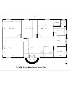 50 X30 3 Bhk East Facing House Plan 2c9906a54d661024b737c7ec64461313