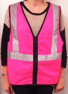 Child Pink Reflective Vest Little Princess Safety Hi Viz Waistcoat 6 mo to 3 yrs