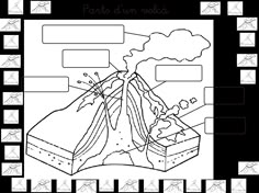 label the volcano worksheet volcano science projects