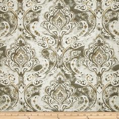 Upholstery Cotton Canvas Fabric STYLISED RED VINE by HALF METRE #55