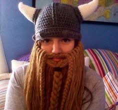 Free Crochet Beard and Hat Patterns