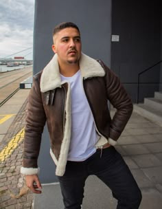 Leder Pur (lederpur) auf Pinterest Lolus Blackraw Lammfelljacke Shearling Jacket | Jacken