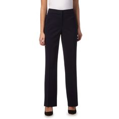 Debenhams The Collection Womens Black Straight Leg Suit Trousers