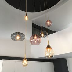 European Lighting, Contemporary Wall Lights, Bubble Chandelier, Surry Hills, Lighting Solutions, Interior Lighting, Glass Pendants, Colored Glass, Homeowner