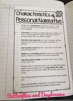 narrative essay on life