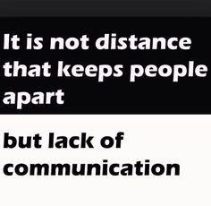 lack of communication