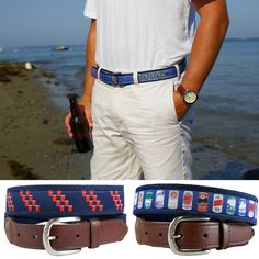 Bean Belts Boys Preppy Lobsters Belt