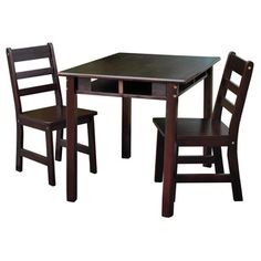 Lipper Childrens Square Table and Chair Set - Two is company! Your ... Lipper Childrens Square Table and Chair Set - Two is company! Your ...