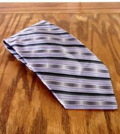 Personalized Pace Maroon Signature Stripe Tie with Embroidered Monogram
