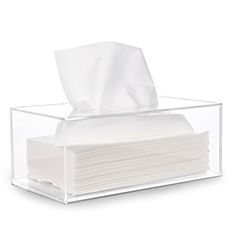 Facial Tissue Holder MyGift Black Wood Grain Tissue Box Cover