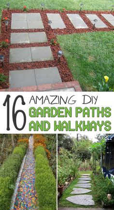 16 Amazing DIY Garden Paths And Walkways 16 Amazing DIY Garden Paths And Walkways