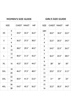 xersion leggings size charts chart