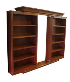 How To Make A Secret Bookshelf Door This Could Be Adapted Bookcases Slide Apart To Reveal A Hidden Pageway How Build Secret Bookcase Door Sliding Stashvault