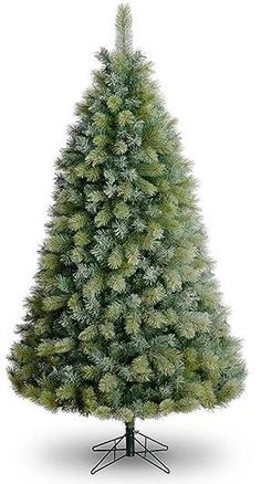 Premier Golden Fir Glitter Tip Christmas Tree And Firs 7ft Green Christmas Tree Frosted Breckenridge Artificial