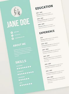 resume templates creative