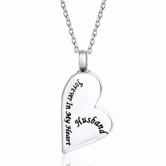 ❤ Valentine Mothers Day Minimalist Bar Urn Pendant Memorial Ashes Keepsake Exqui