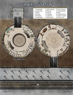 maps shadowrun map rpg cyberpunk cartography modern fantasy sci fi building dungeon portfolio station maker kencyclopedia floorplans sean floorplan kender