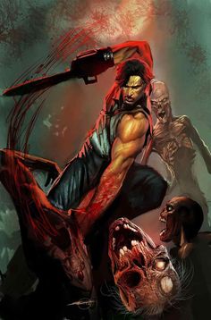 Army of Darkness Movie Horror Comedy Halloween Fridge Art Magnet