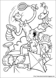 Dr Seuss Coloring Pages