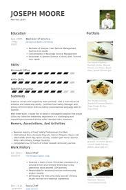 sample resume for cook