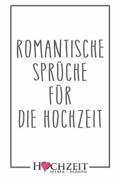 Hochzeitssprüche kennenlernen