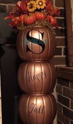 Plastic Pumpkin Bucket Craft Holiday Crafts Pinterest 50 And Easy Diy Outdoor Fall Decorations Prudent Penny Pincher