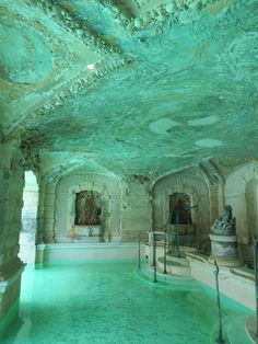 Inside Pool Cave beneath-house pool : now this is a basement! edit: grotto spa at Inside Pool Cave beneath-house pool : now this is a basement! edit: grotto spa at