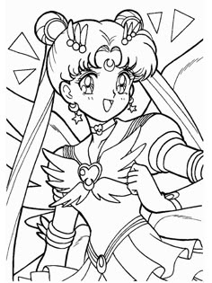 104 best sailor moon coloring pages images on pinterest coloring