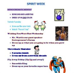 tacky flyers ohye mcpgroup co spirit week flyers
