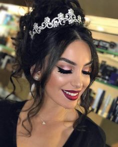 20 Absolutely Stunning Quinceanera Hairstyles With Crown