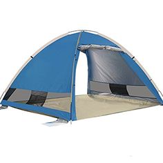 MallBoo Pop Up Beach Tent Sun Shelter,Protable 3-4 Person Sun Shade with Easy Setup and Sun Protection for Kids,Family