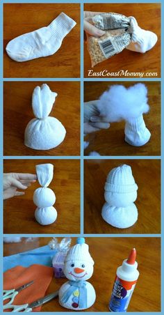 No Sew Sock Snowman Craft No Sew Sock Snowman Craft