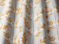 iLiv Scandi Spring Tangerine Curtain Craft Upholstery Designer Fabric