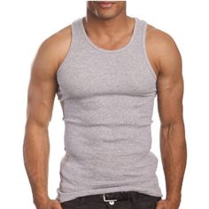 PRO 5 MENS WHITE A-SHIRTS COTTON UNDER SHIRT WIFE BEATER SM-3X