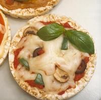 17 Healthy Office Snacks Rice And Imagination Pizza Rice Cake Toppings And Other Topping Ideas