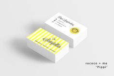 business card template instant download easy by rococoandme powerpoint business cards template