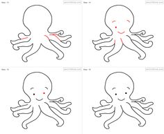 how to draw octopus for kids slide 4 click to enlarge