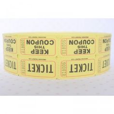 personalized ticket rolls