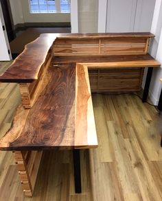 19 Best Home Made Wood Desks Images In 2017 Desk Office Furniture Live Edge Wooden Desks Thredup Custom Reception Of With Rustic Desk Images