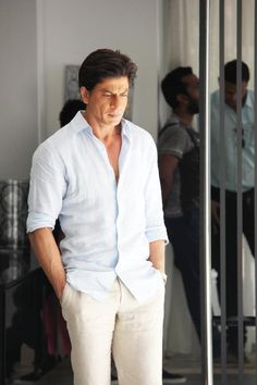 Image result for shahrukh khan white suit