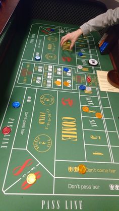 Bolt slot ceiling grid Craps dealer training manual