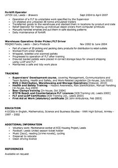 carpenter sample resume