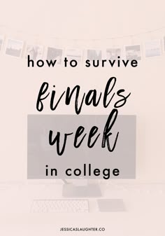 tips on surviving college