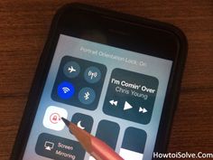 iphone screen rotation