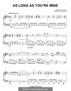 all for the best for voice and piano or guitar by stephen as long as you re mine sheet music