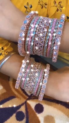 JDX Jewellery American Diamond Gold Plated Bangles For Women and Girls Size_2.6 JDX Jewellery American Diamond Gold Plated Bangles For Women and Girls Size_2.6